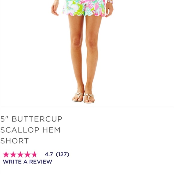 Lilly Pulitzer buttercup shorts - Picture 2 of 2